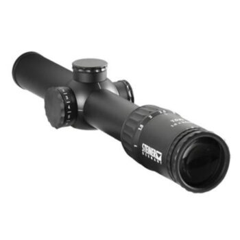 Steiner 1-5x24 T5xi Tactical, Matte Black, Illuminated SCR 3TR 7.62 Rapid Dot, 30mm