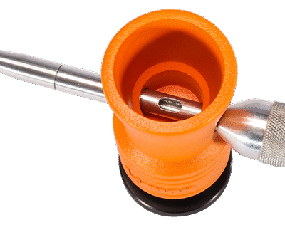 Lyman Brass Smith Powder Trickler Aluminum Orange