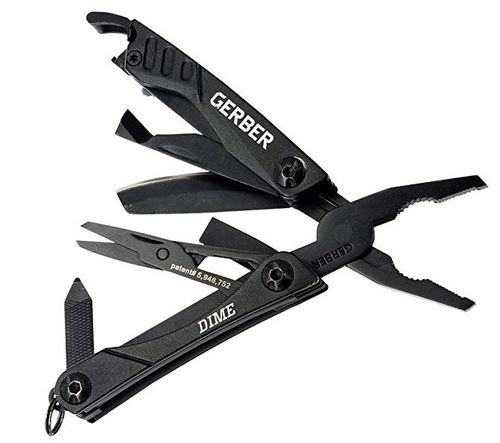 Gerber Dime Micro Tool, Black, Mini Multi-Tools