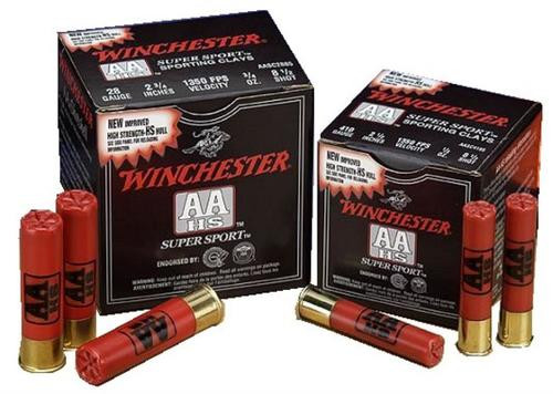 Winchester AA Wads Sport Clay 410 Ga, 2.5", 1/2oz, 8 Shot, 25rd Box