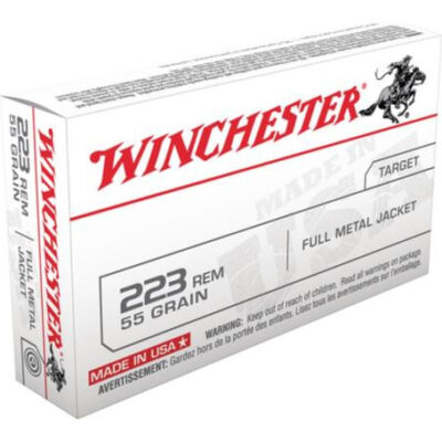 Winchester Target 223 Remington, 55gr, Full Metal Jacket, 20rd Box