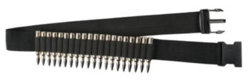 Hunter's Specialties Rifle Shell Adjustable Belt Black 20 Cartridges