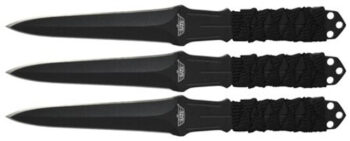 UZI Throwing Knives 3" Fixed Set