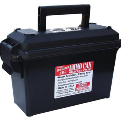 MTM Military Style Ammo Cans Tall .30 Caliber Black