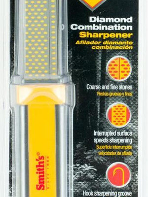 Smiths Products Diamond Combination Sharpener Fine, Coarse 4"