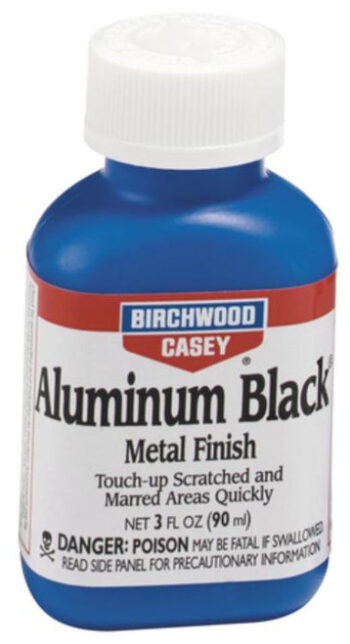 Birchwood Casey Aluminum Black Touch Up Black Metal Finish 3 oz