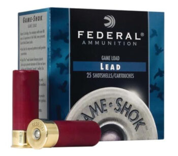 Federal Game Shok High Brass Lead 20 Ga, 2.75", 1oz, 5 Shot, 25rd Box