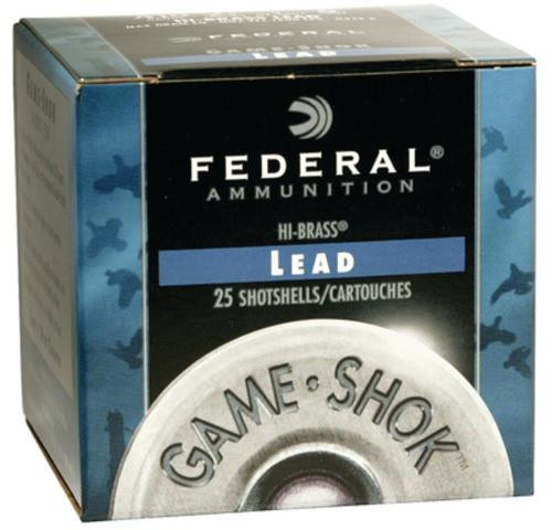 Federal Game Load, Hi-Brass, 410 Ga 3", #6, .6875oz (11/16), 25rd Box