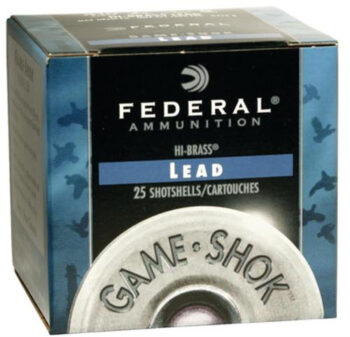 Federal Game-Shok High Brass Lead 410 Ga, 2.5", 1/2oz, 7.5 Shot, 25rd/Box
