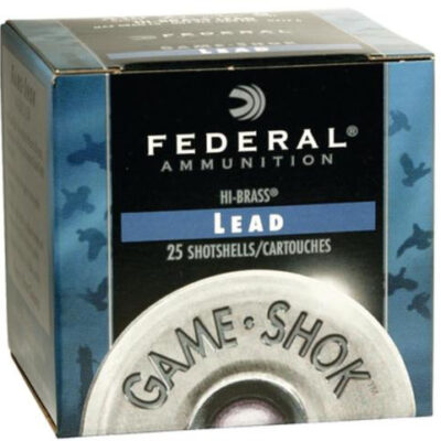 Federal Game-Shok High Brass Lead 410 Ga, 2.5", 1/2oz, 7.5 Shot, 25rd/Box