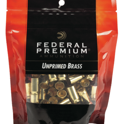 Federal Gold Medal Bagged Brass Unprimed 40 SW, 100/Bag