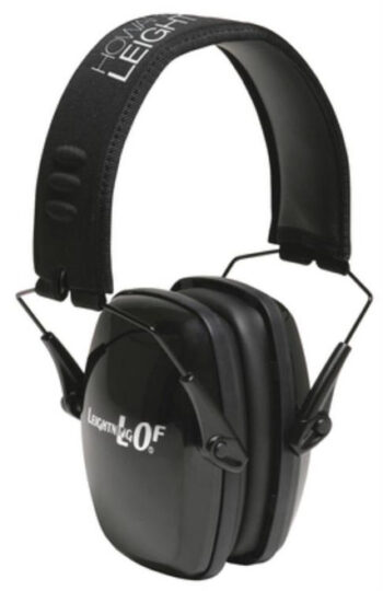 Howard Leight Leightning LOF Ultra Slimline Earmuff Black Headband With Black Earcups