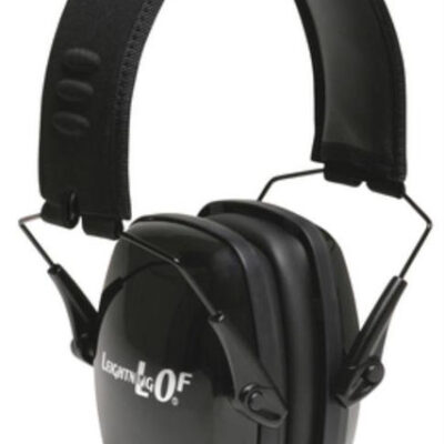 Howard Leight Leightning LOF Ultra Slimline Earmuff Black Headband With Black Earcups