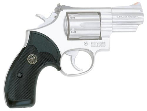 Pachmayr Compact Pistol Grip S&W J Frame Square Butt Black Rubber