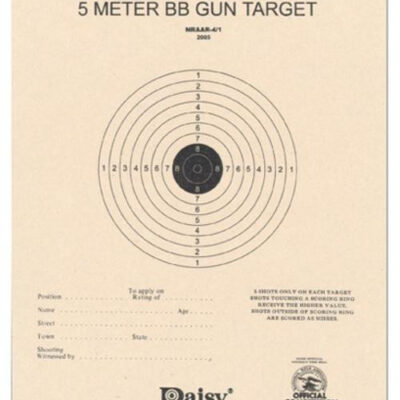 Daisy Air Rifle Paper Target 50 Pack