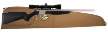 CVA Scout V2 Single Shot Package .35 Whelen 22" Stainless Steel Barrel Synthetic Stock Black With KonusPro 3-9x40mm Riflescope and Case