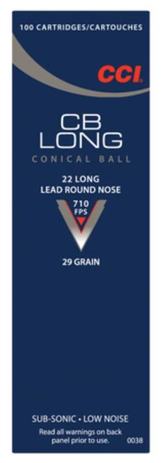 CCI Low Noise/Training/Specialty 22LR CB LRN 29gr, 100rd Box