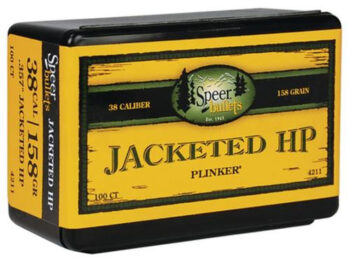 Speer Handgun Bullets 9mm .355 115gr, TMJ Encased Core Full Jacket, Round Nose, 100/Box, NOT AMMO THESE ARE RELOADING BULLETS