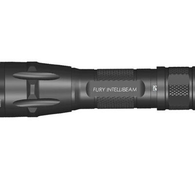 Surefire Fury Duel Fuel Intellibeam Flashlight, 1500 Lumens, Black