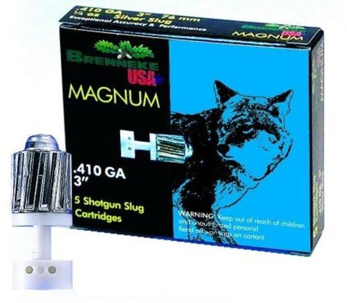 Brenneke 410g 3" 1/4 oz Magnum Sabot Slug, 1755 FPS, 5rd/Box