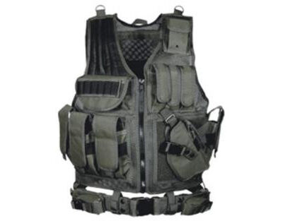 UTG, Law Enforcement Tactical Vest, Black One Size Fits Most