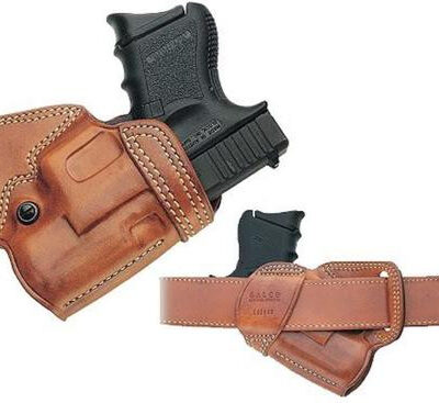 Galco Small of Back Auto 224B Fits Belts up to 1.75 Black Leather