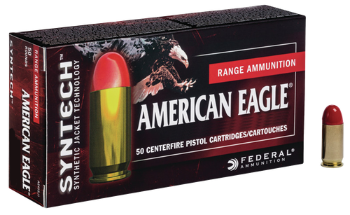 Federal American Eagle Syntech 9mm 150gr, Total Synthetic Jacket, 50rd Box