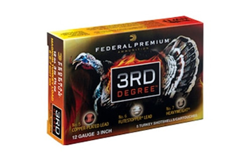 Federal Third Degree Turkey 12 Ga, 3", 1 3/4oz, 5rd Box
