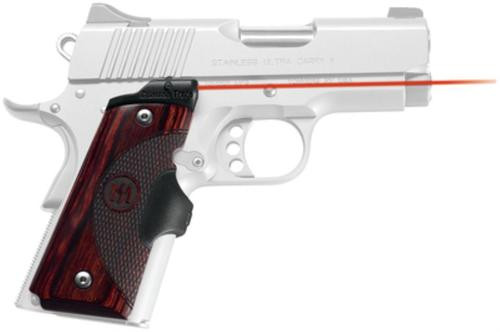 Crimson Trace Master Series 1911, Compact Rosewood, Red