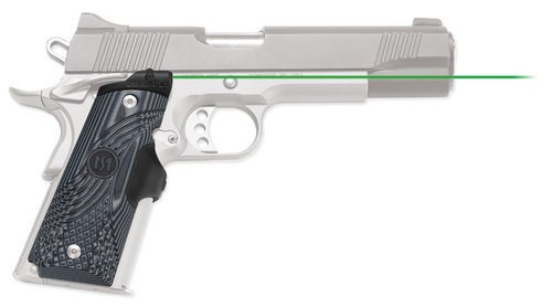 Crimson Trace Master Series 1911, Full-Size G10 Gray, Green
