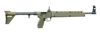 Kel-Tec Model Sub 2K Gen 2, 9 Carbine, matic , 9mm, 16.1" Barrel, Green Finish, Black Stock, Adjustable Sights, 17rd, For Glock OEM 17 Magazine