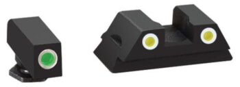 AmeriGlo Classic Tritium 3-Dot Night Sights For Glock 43 Green Front Yellow Rear