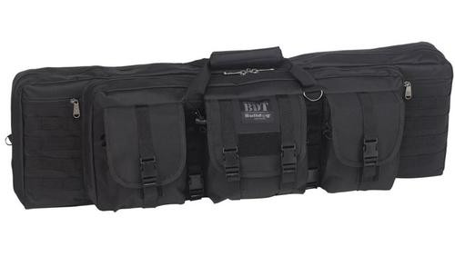 Bulldog Tactical Double Rifle Case, 37", Black