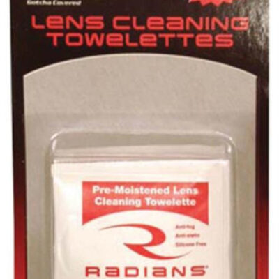 Radians Sporting Goods Lens Cleaning Towelettes, Six Per Blister Pack