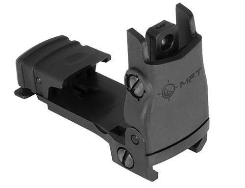 Mission First Tactical Back Up Sight, Adjustable Windage, Black
