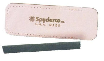 Spyderco 302 Double Stuff 5" Medium/Fine Ceramic Stone Leather Sheath