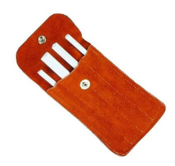 Spyderco Ceramic File Set 4 Fine Ceramic Suede Pouch