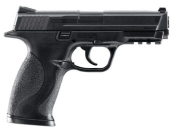 Umarex Smith & Wesson M&P BB Air Pistol .177 BB, 4.25" Smooth Barrel, All Black 19 Shot Drop Out Bb Magazine