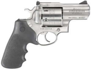 Ruger Super Redhawk Alaskan .454 Casull, 2.5" Barrel, Black Rubber Grips, Stainless Steel, 6rd