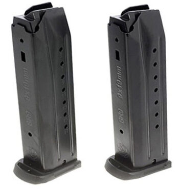 Ruger SR9/SR9C/9E/PC9 Magazine 2 Pack 9mm, Black, 17rd