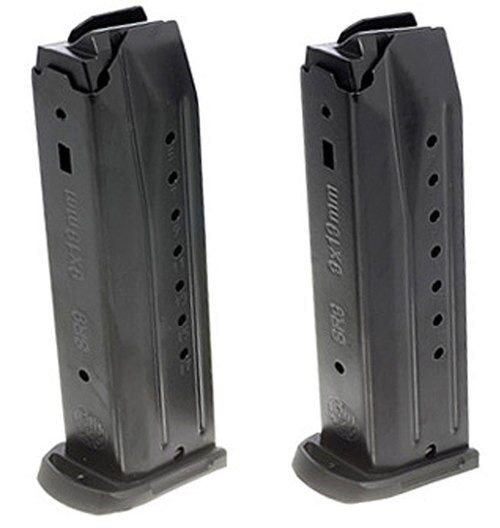 Ruger SR9/SR9C/9E/PC9 Magazine 2 Pack 9mm, Black, 17rd