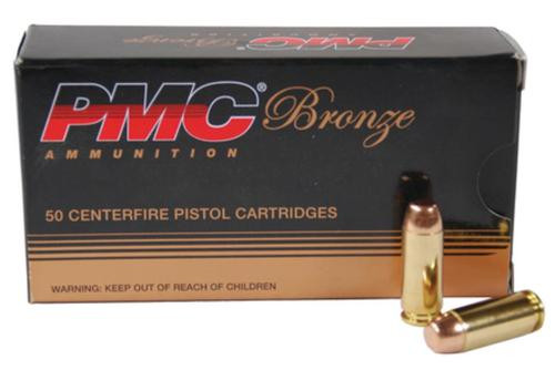 PMC Bronze .40 S&W, 180gr, Full Metal Jacket Flat Point, 50rd Box