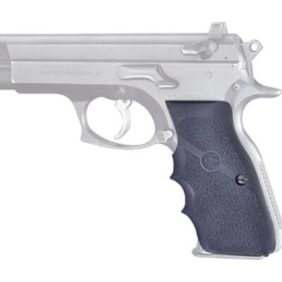 Hogue CZ75/Clones Grip, Finger Grooves Matte Black Rubber