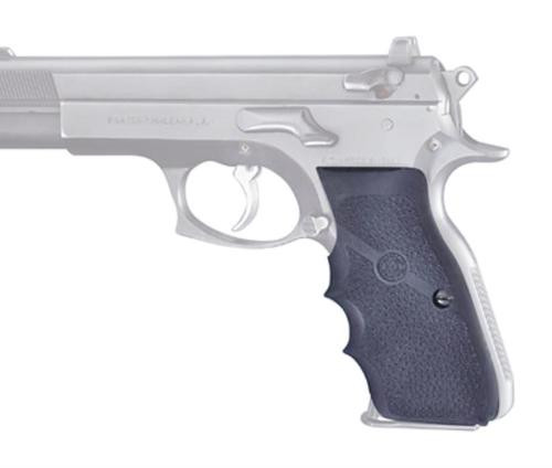 Hogue CZ75/Clones Grip, Finger Grooves Matte Black Rubber