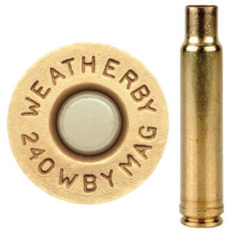 Weatherby Unprimed Brass 240 Weatherby Magnum Lightweight 20 Per Box