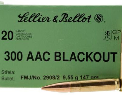 Sellier & Bellot 300 Blackout, 147gr, Full Metal Jacket, 20rd Box
