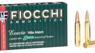 Fiocchi Exacta Rifle Match .223 Rem 69gr, Sierra Match King, 20rd Box