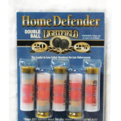 Less Lethal Home Defense Double Ball 20 Ga, 2.75", 5rd Box