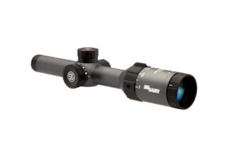 Sig Whiskey 5 1-5x20mm Standard quadplex Reticle 0.5 MOA Adjustments Graphite