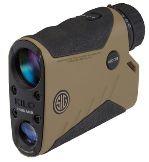 Sig Kilo2400ABS Applied Ballistics System Laser Range Finding Monocular, 7X25mm Flat Dark Earth